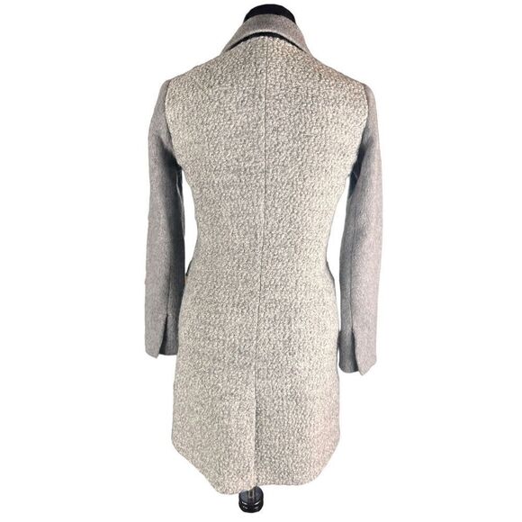 AX Armani Exchange wool mohair blend gray overcoat holiday 2014 Giorgio Small - Picture 4 of 8